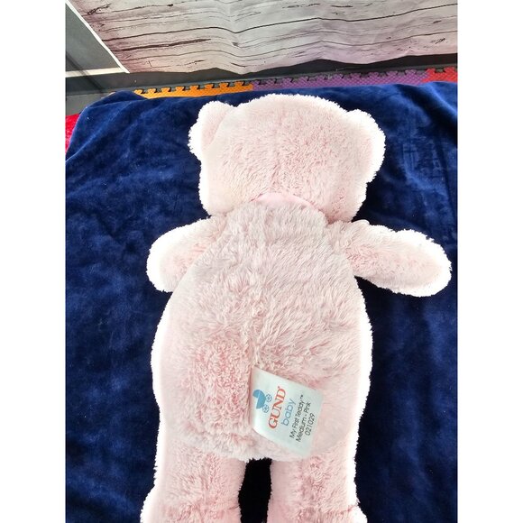 Gund My First‎ Teddy Bear Stuffed Animal - Pink Plush Bear 15" - Picture 9 of 11